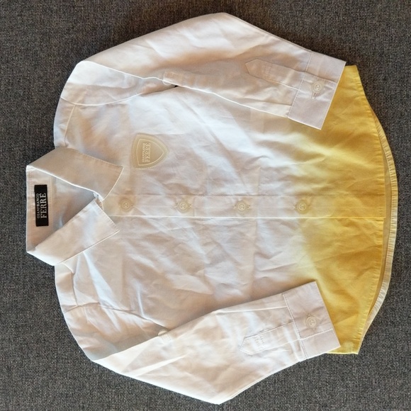 NWOT Gianfranco FERRE Cotton Shirt For Kids - Picture 2 of 10